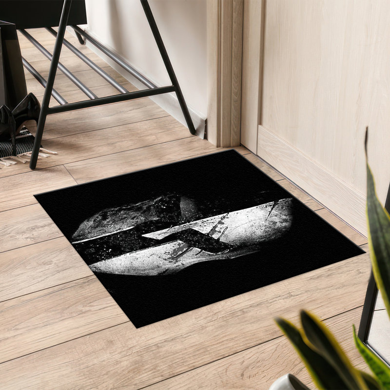 Exquisite Floral Pattern With Pile Soft Printed Rug for Enhancing Indoor Ambiance and Comfort, Square 3'3"