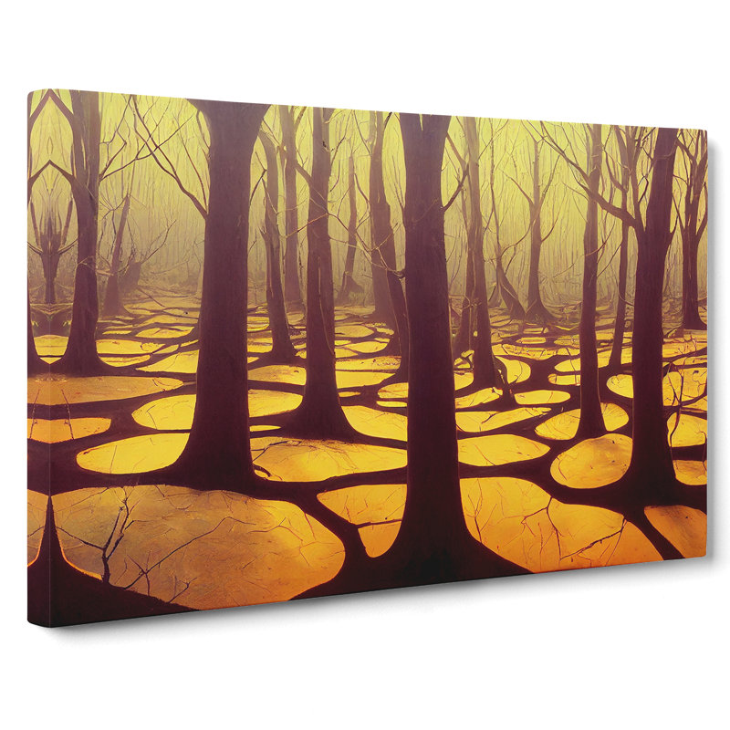 Lush Spring Forest - Wrapped Canvas, 35cm H x 50cm W x 3cm D