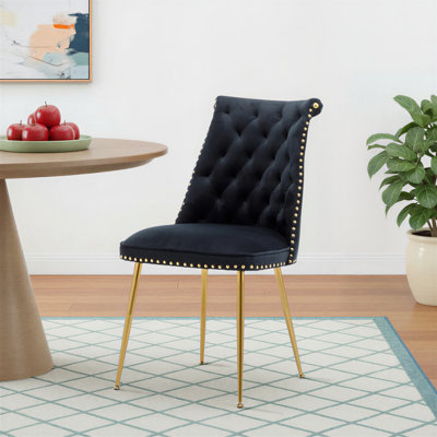 Magallanes 2-Piece Tufted Velvet Dining Chairs 