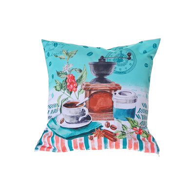 Cotton Blend Throw Pillow