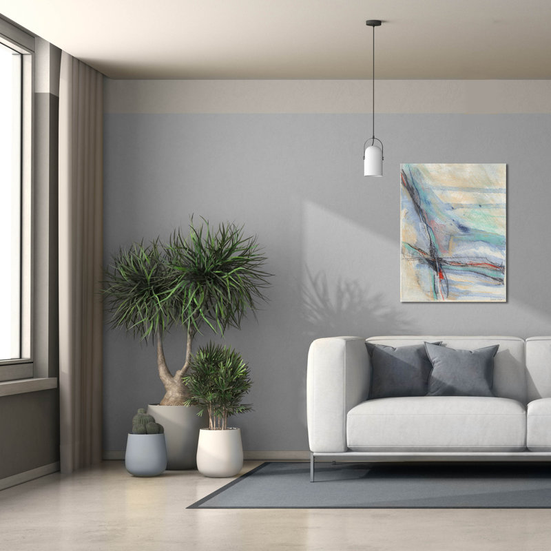  «Cracking Open 1» par Laura Gibson, art mural sur toile, 26 po x 34 po