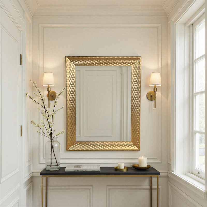 Composite Rectangle Mirror, 98x70cm