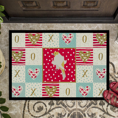 Jasmyn Non-Slip Valentine's Day Indoor / Outdoor Doormat