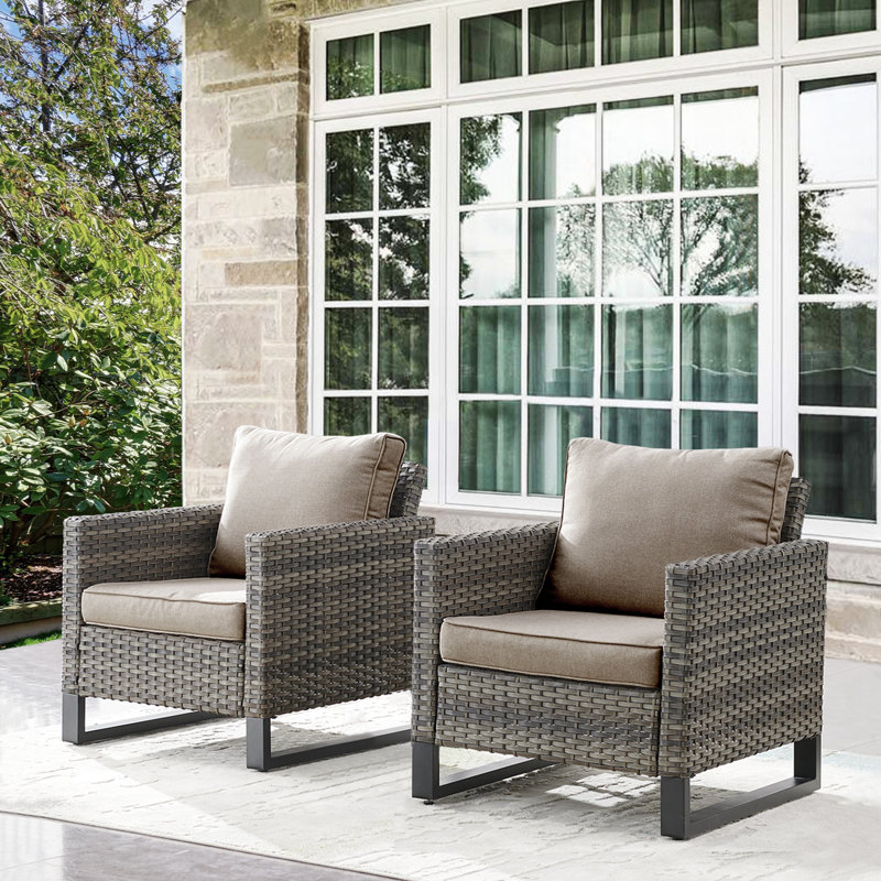 Ingvald Outdoor Lounge Chair, Grey, Grey