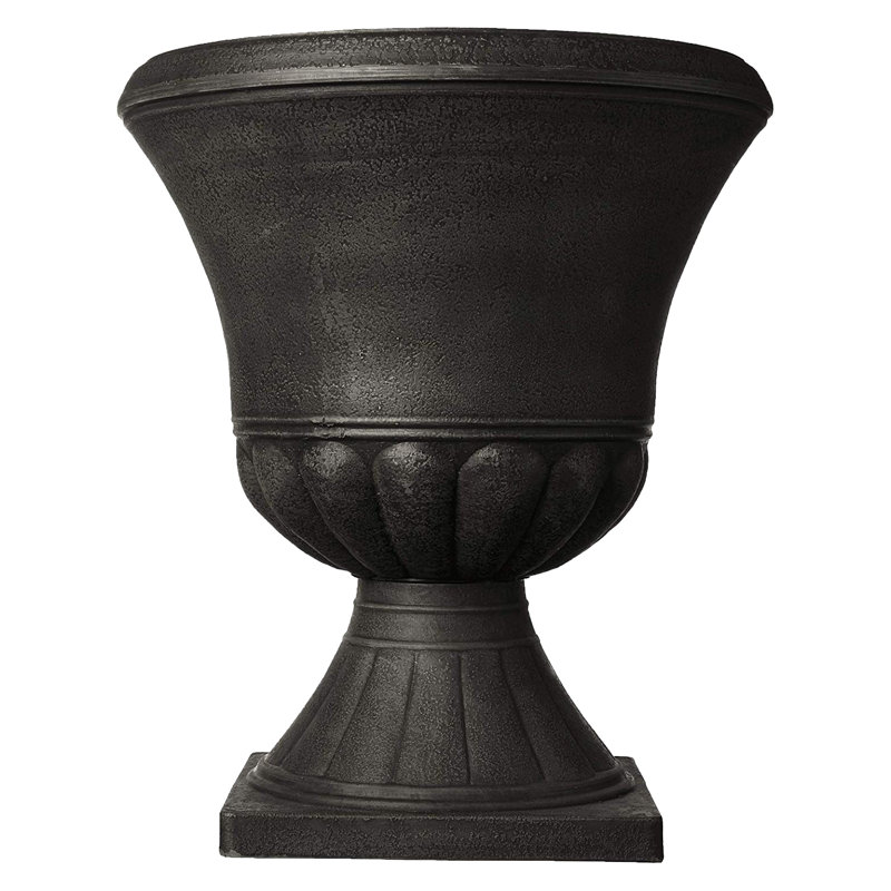 Hamilton Black Medium Plastic Cone Urn Planter