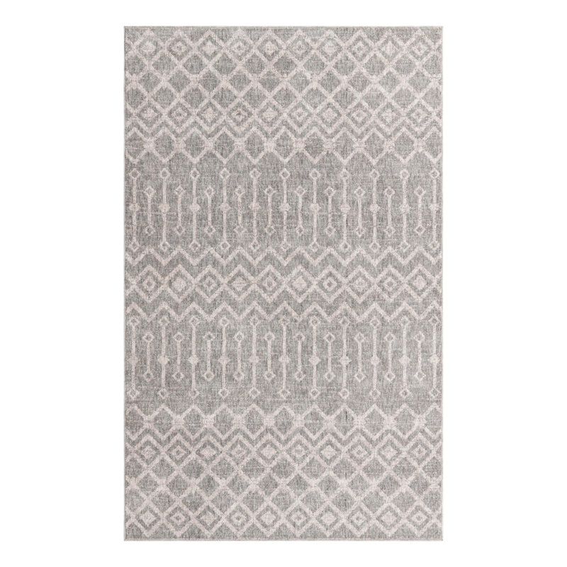 Barnkine Geometric Indoor Rug, Rectangle 5'3" x 8'