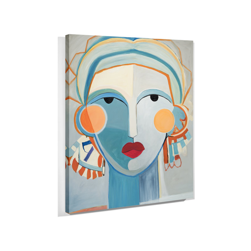«Cool Portrait» par H. Scott - peinture sur toile tendue