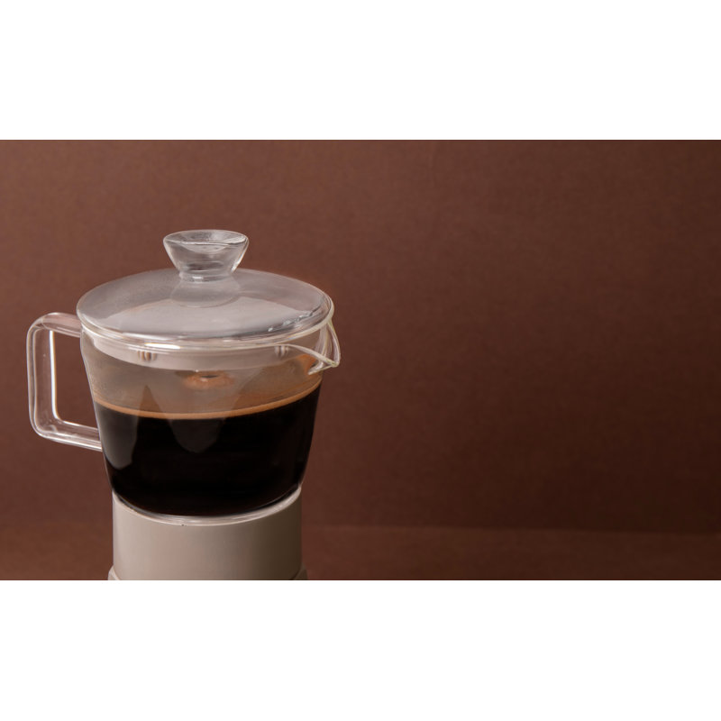 La Cafetière Glass Espresso Maker, Latte