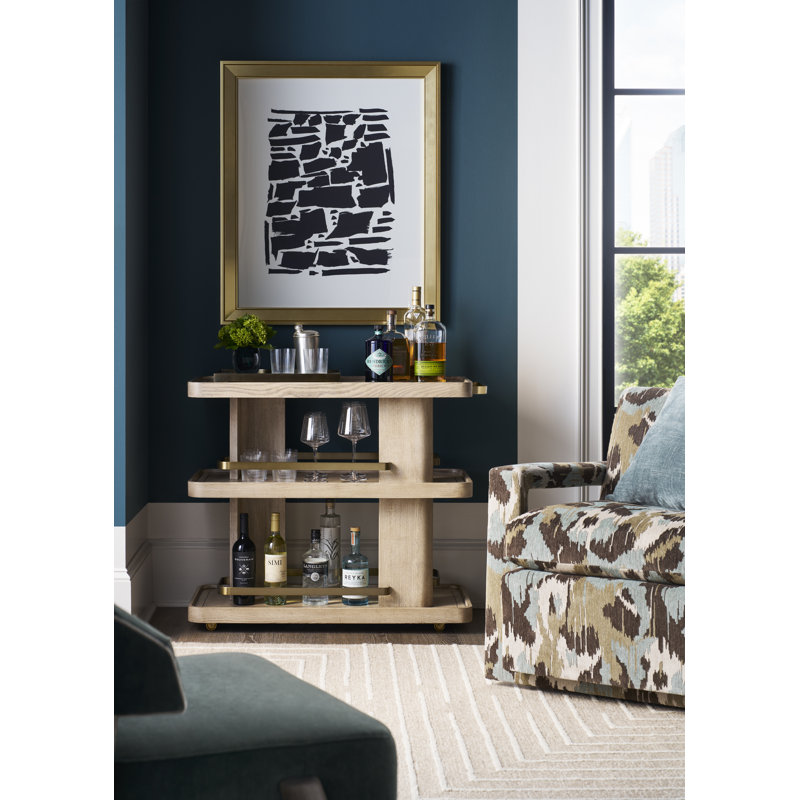Thom Filicia Home Swivel Armchair, Tuck Linen