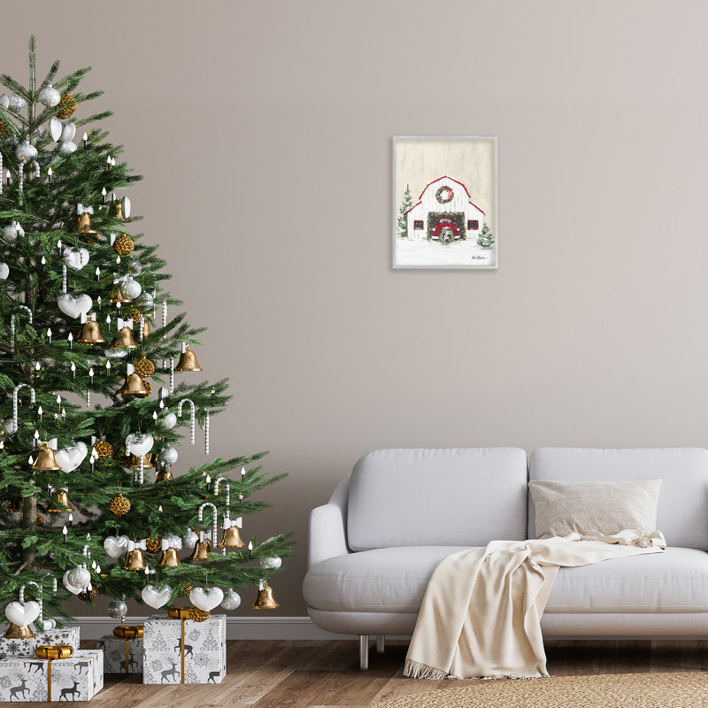 «Seasonal Garlands», art de la giclée encadrée par Cindy Jacobs, Estampe numérique Farmhouse, H 20 po x l 16 po