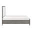 Modern Grey And Queen Platform Bed With Storage Unit Storage, Bedroom Must-have