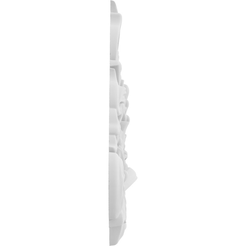Rosette Delphos, H 5,5 po x l 5,5 po x P 0,63 po