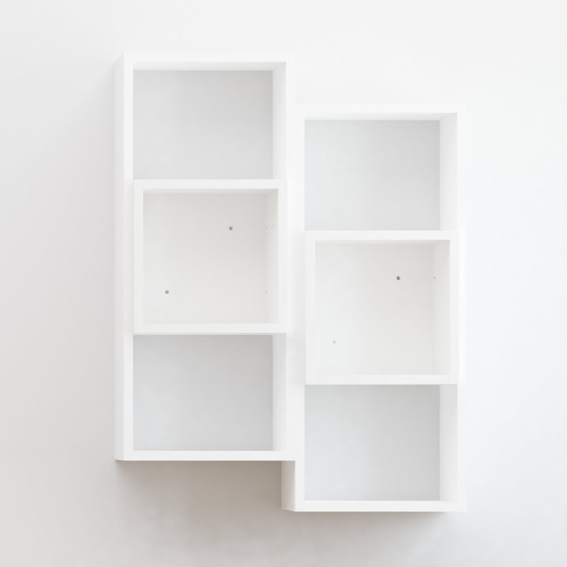 Étagère à casiers 6 pièces Abderahmane, Blanc