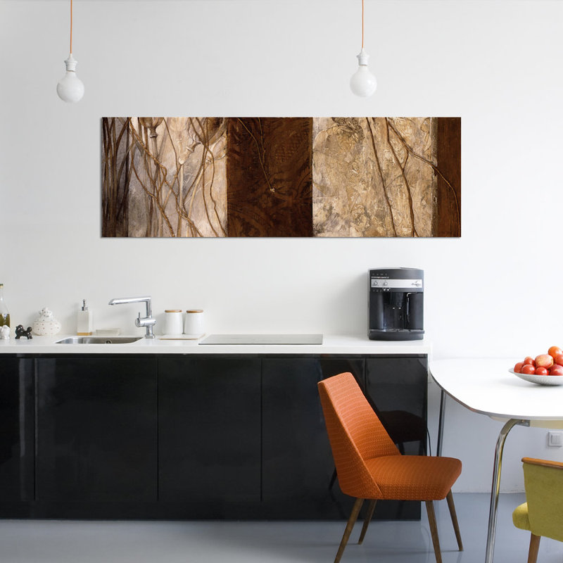 « cuivre edge i », reproduction d’impression sur toile tendue, H 12 po x l 36 po x P 1,5 po