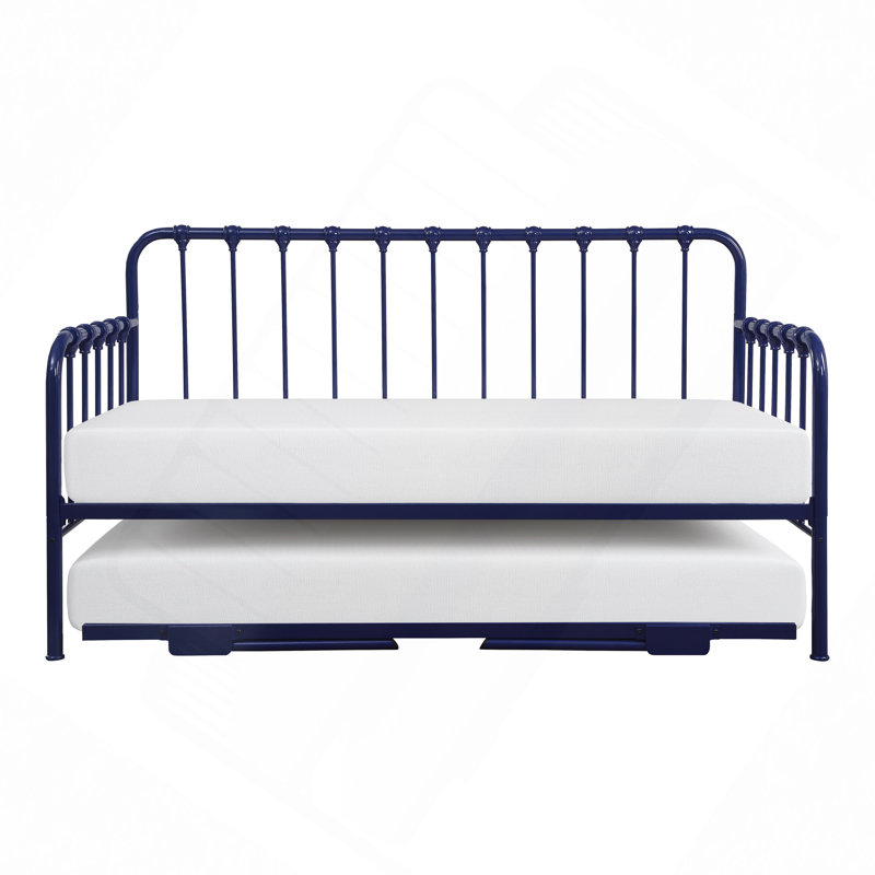 Méridienne avec lit gigogne relevable 1pc, Marine