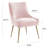 19'' H Velvet Upholstered Metal Parsons Chair-1322090724-1283418183