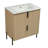 30" Freestanding Bathroom Vanity With Ceramic Sink & 2 Soft-Close Drawers-1510983171