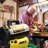 DeWalt 68000 BTU Propane High Efficiency Utility Space Heater with Adjustable Thermostat