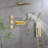 Wall Mounted Waterfall Shower System with Bodysprays-110680175