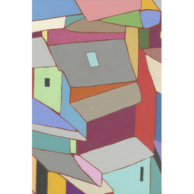 Rooftops In Color XI 1 Piece Wrapped Canvas Wall Art