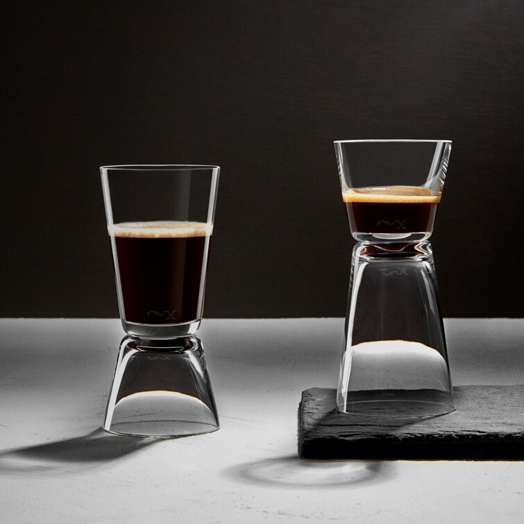 NERO Double Walled Espresso Glasses Set/2, Blomus
