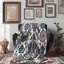 Boho Wanderer Delight - Couverture Sherpa de qualité supérieure 1 pièce-1781604204