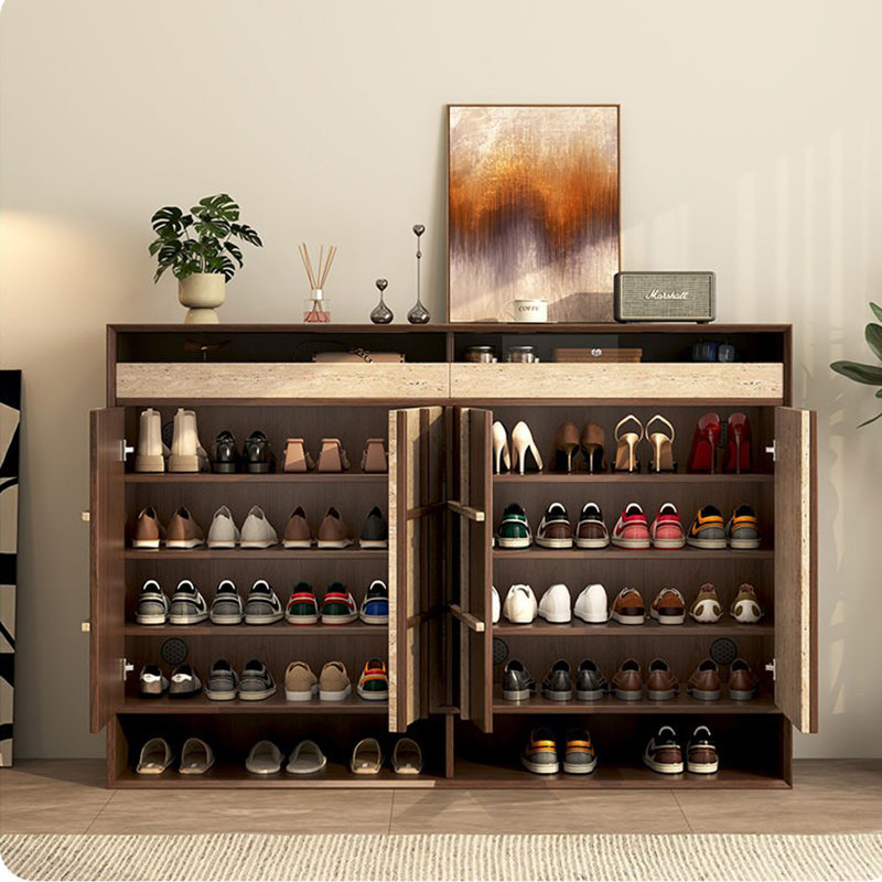 Armoire à chaussures créative de style italien, H 41,34 po x l 62,99 po x P 14,57 po