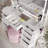 Selina Extra-Large Premium Vanity Table With Integrated Speakers And Luxury Storage-106057669