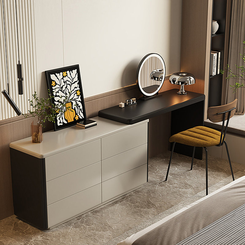 Makeup Vanity with Light mirror,6 drawers