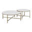 Ensemble de tables gigognes en marbre Zaidee