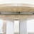 Oval Expandable Dining Table For , 59X43 Inch With Detachable Leaf, White Oak Look Room, Removable Gracefulness,