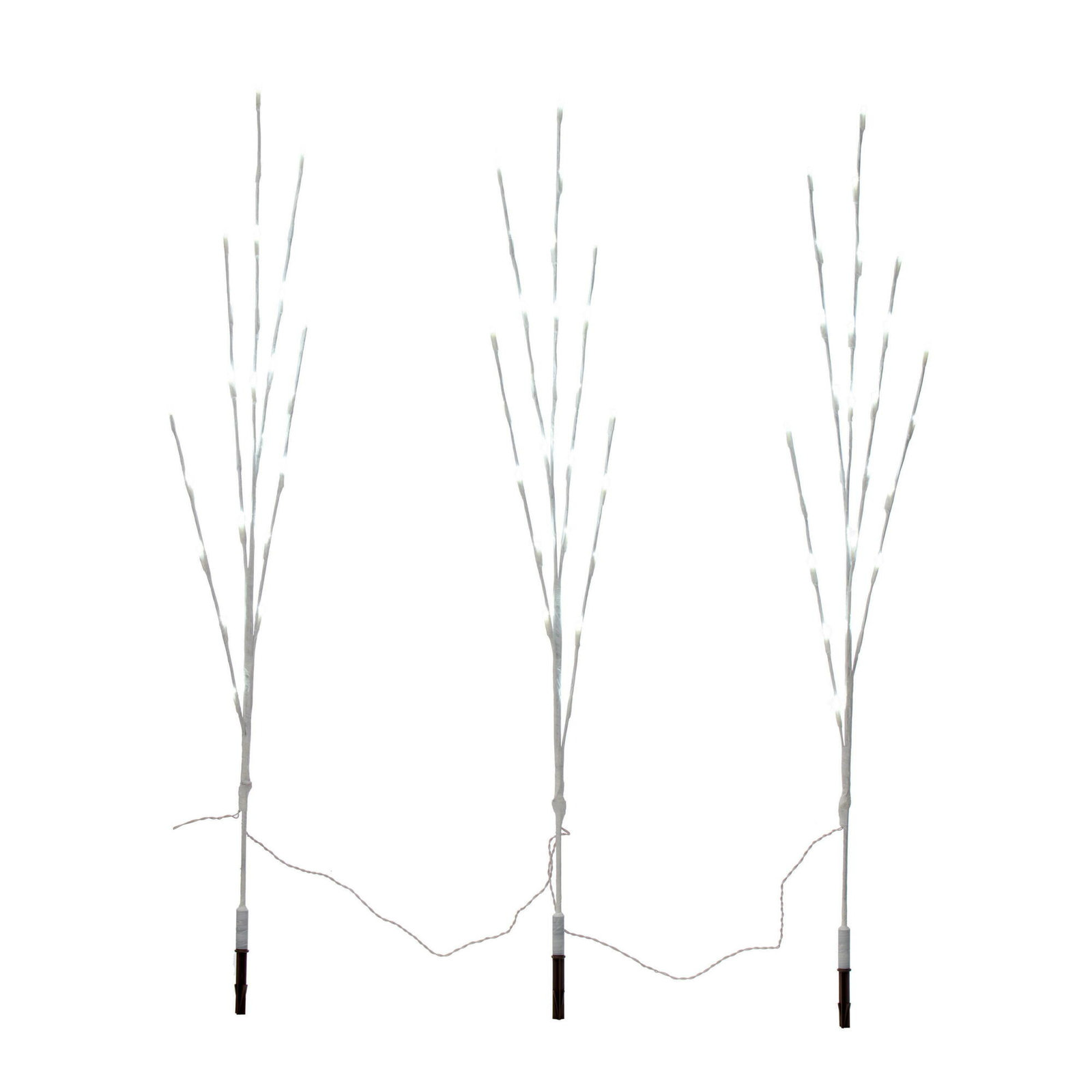 48" LED Twig Pathway Stake Light Set, 75, 48"