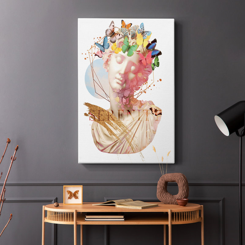 Déesse grecque I - galerie Cavas, H 48 po x l 32 po