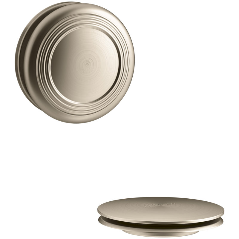 PureFlo Drain Stopper Tub Drain, Vibrant Brushed Bronze