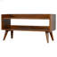 Banc de rangement châtaignier nordique, bois massif