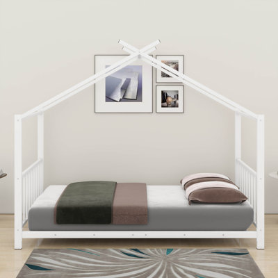 Lit plateforme simple en métal