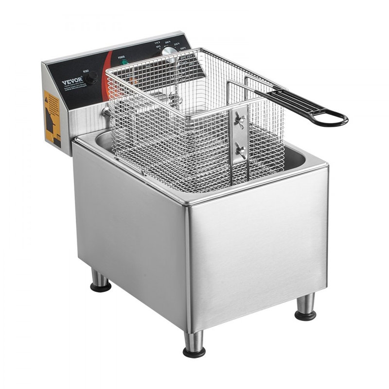 Friteuse électrique commerciale 1750W 12Qt / 11.5L