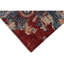 High-Quality Hand-Knotted Navy And Red Area Rug