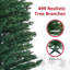 Arbre de Noël artificiel 7 pi avec des branches réalistes