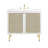 Modway Chaucer 36'' Single Bathroom Vanity with Wood Top-93812019-93812020