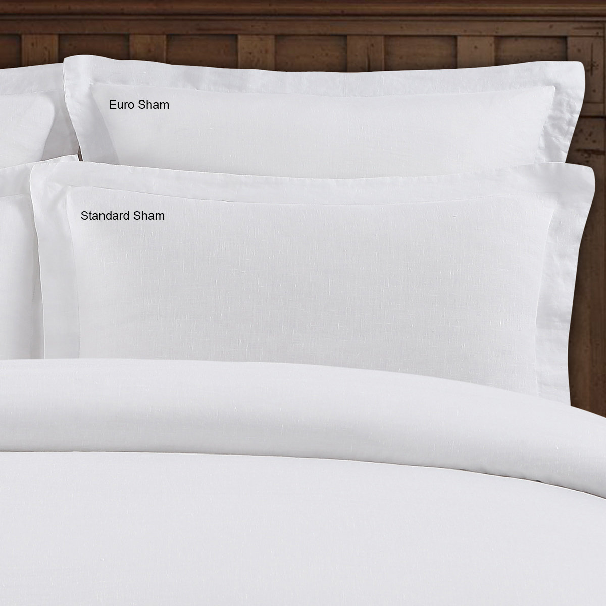 Washed Belgian Linen Fringed Pillow Cover, Eggshell White