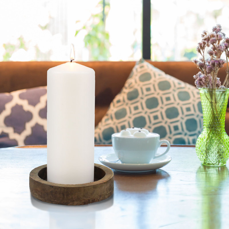 Unscented Pillar Candle