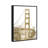 Golden Gate Architectural Reversed Gold - impression sur toile-55280708
