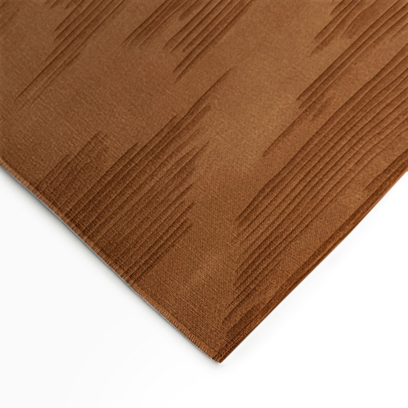 Tapis brun abstrait intérieur et extérieur, Rectangle 9 pi x 12 pi