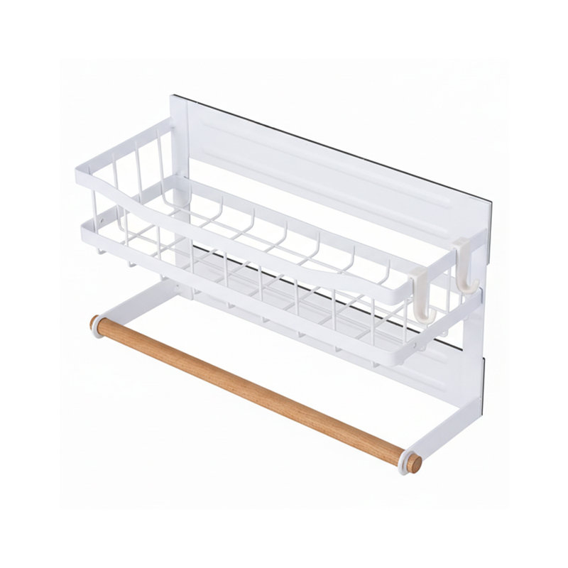 Freestanding Spice Rack, White