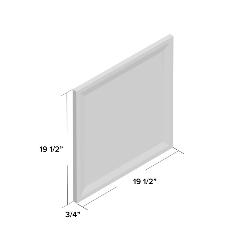 Dematteo Flat Mirror, 19.5" H x 19.5" W