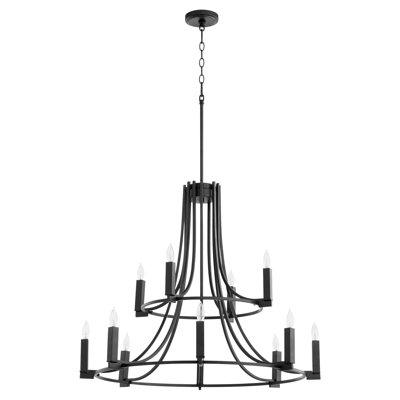Analie 12 - Light Dimmable Tiered Chandelier