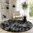 Plush Round Area Rug, Soft Fuzzy Shag Rug for Bedroom Living Room Balcony, Fluffy Carpet for Home Decor, Non-Slip Cozy Decorative Rug.-1670164268