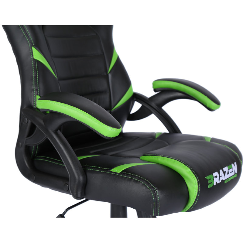BraZen Puma PC Gaming Chair, Green
