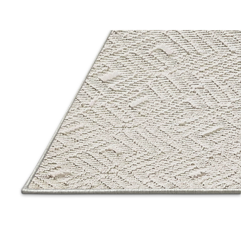 Tapis beige Cassey, Rectangle 5 pi x 8 pi